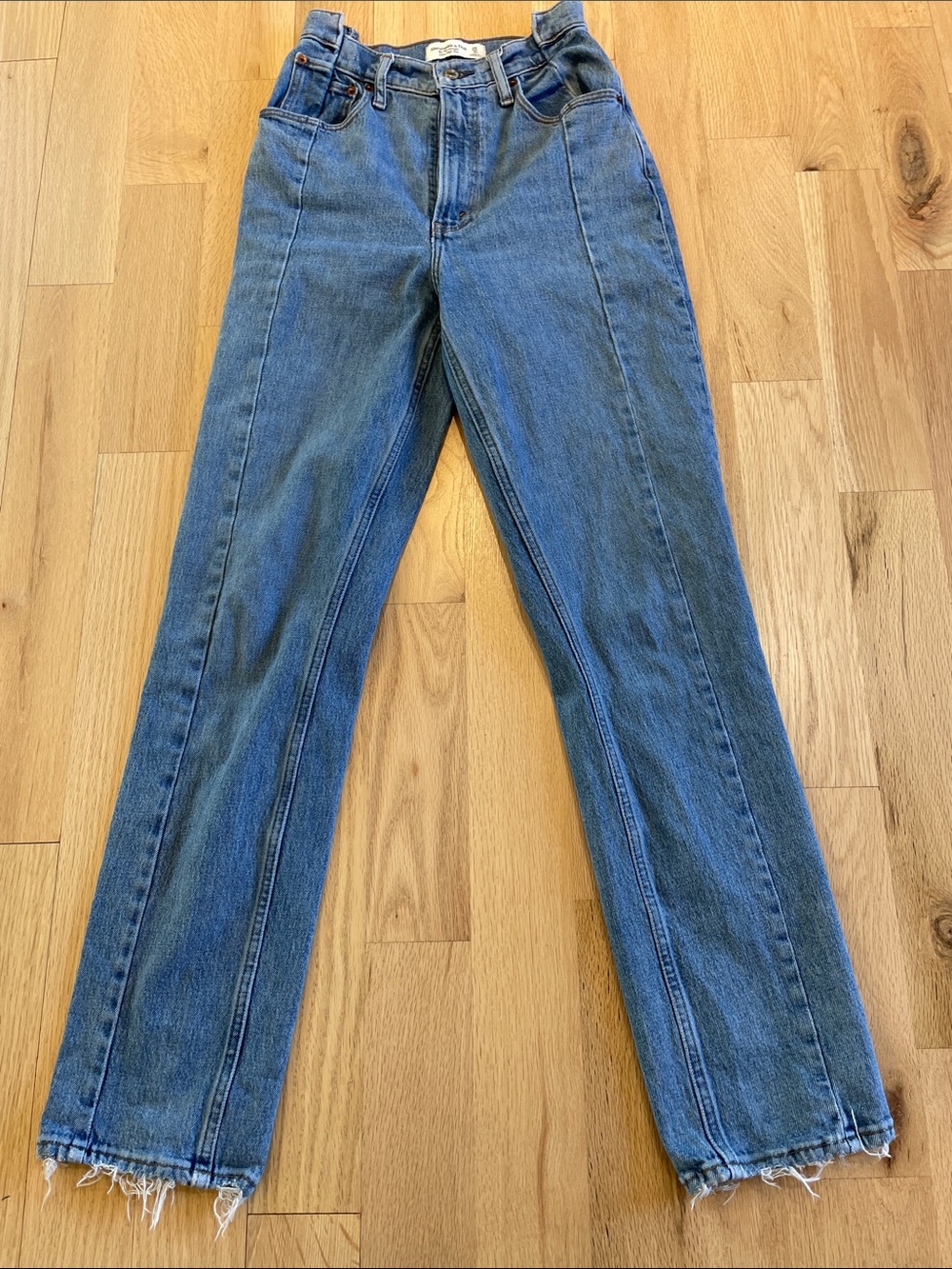 Abercrombie & Fitch High-Waist Blue Women's Jeans